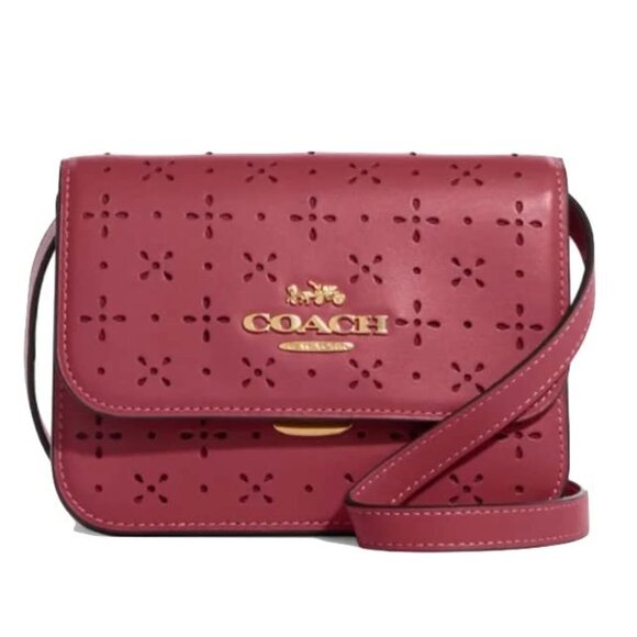 #2NWT Coach Mini Brynn Crossbody_Rouge